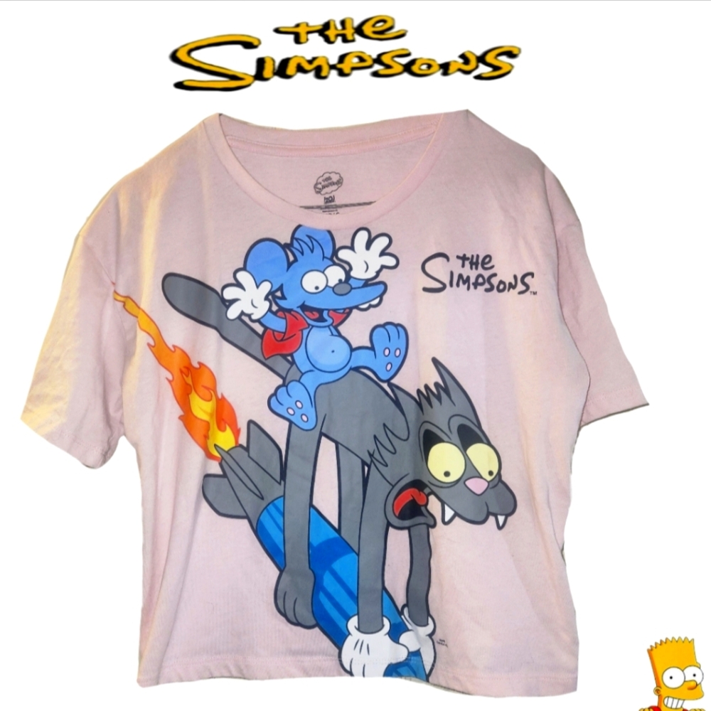 THE SIMPSONS CROP TOP